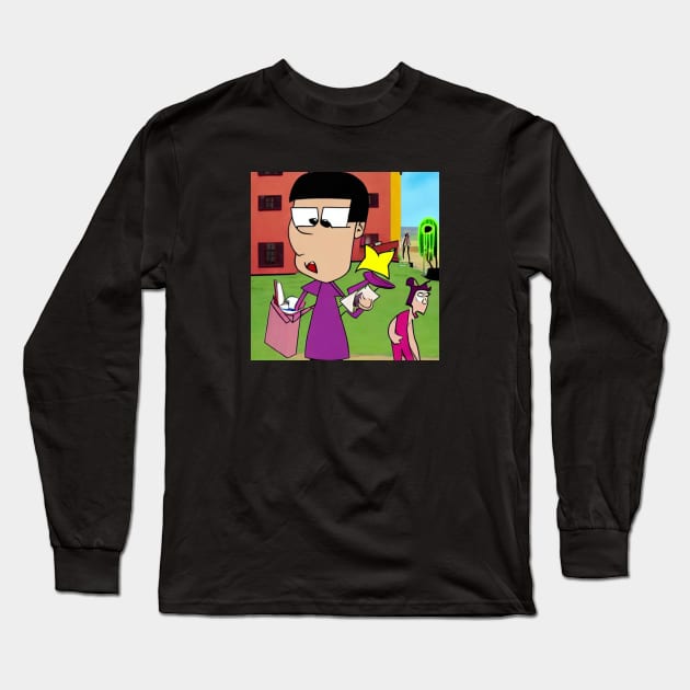 Surrealioddparents Long Sleeve T-Shirt by Dreamcore